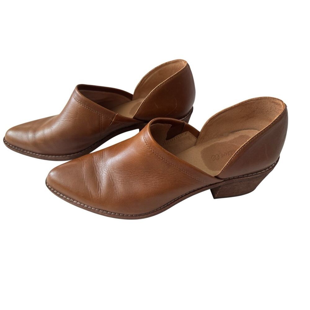 Madewell The Brady Low Cut Bootie Womens Size 11 English Saddle Leather Shoes